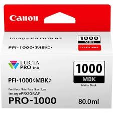 Canon PFI-1000MBK Negro Mate Canon PFI-1000MBK Negro Mate