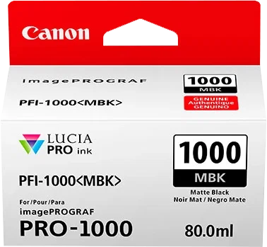 Canon PFI-1000MBK Negro mate
