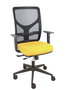 PIQUERAS Y CRESPO Silla de oficina Motilla Amarillo/Negro con mecanismo Sincro/Traslack