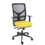 PIQUERAS Y CRESPO Silla de oficina Motilla Amarillo/Negro con mecanismo Sincro/Traslack