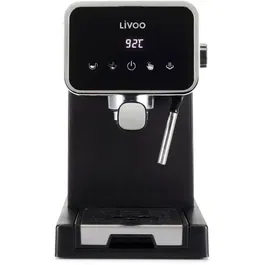 Livoo Cafetera espresso DOD218N 20 bares 1100 W Negra