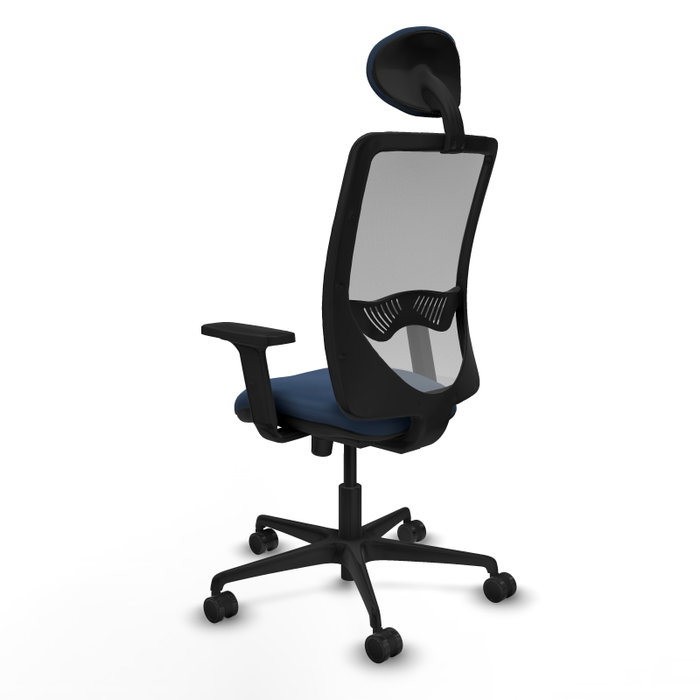 PIQUERAS Y CRESPO Silla de oficina Zulema con mecanismo Sincro, Azul marino y Gris PIQUERAS Y CRESPO Silla de oficina Zulema con mecanismo Sincro, Azul marino y Gris