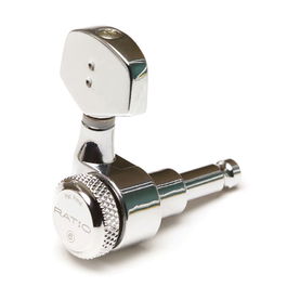 GRAPHTECH Clavijas de Afinación Eléctricas Locking 3+3 Cntemporary Chrome 2 Pin