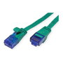 VALUE Patchkabel Cat.6A UTP extra plano verde 1 m