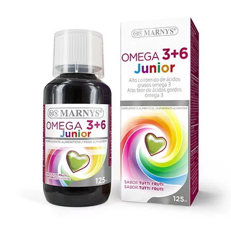 MARNYS Omega 3 y 6 Junior Jarabe 125ml MARNYS Omega 3 y 6 Junior Jarabe 125ml
