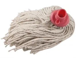 Blanca Fregona Profesional de Hilos de Algodón Resistente 220g