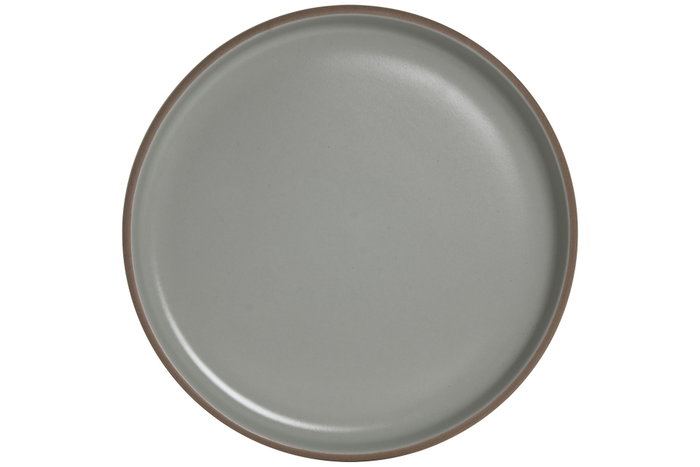 DKD Home Decor Plato de Gres Mate Azul Celeste DKD Home Decor Plato de Gres Mate Azul Celeste