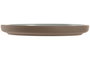 DKD Home Decor Plato de Gres Mate Azul Celeste
