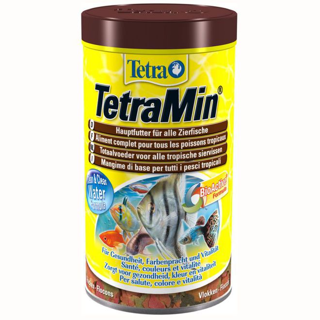 Tetra Tetramin Alimento para Peces en Copos 1L con BioActive para Peces Ornamentales Sanos Tetra Tetramin Alimento para Peces en Copos 1L con BioActive para Peces Ornamentales Sanos