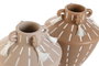 DKD Home Decor Jarrón de Cerámica Flecos Surtido 2 Unidades