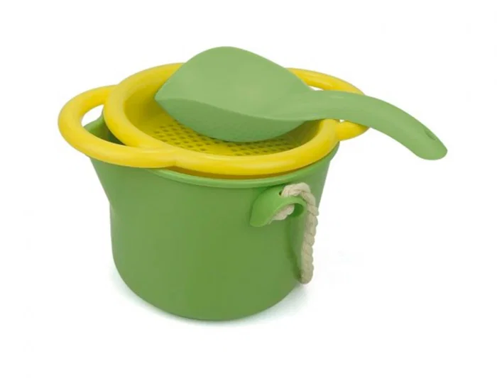 Vikingtoys Set de Playa Ecológico y Reciclable Ecoline 7 Piezas Juego Infantil Sostenible