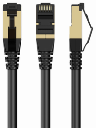 GEMBIRD PP8-LSZHCU-BK-15M Cable de Red Cat8 S/FTP Negro 15m