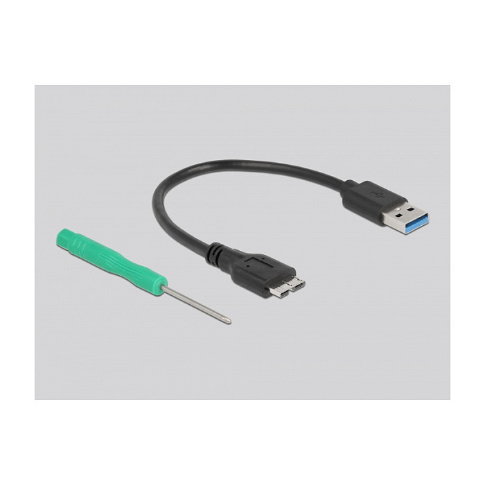 DeLOCK Carcasa externa SuperSpeed USB para SSD mSATA 42006 Negro