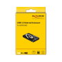 DeLOCK Carcasa externa SuperSpeed USB para SSD mSATA 42006 Negro
