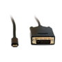 VALUE Adaptador USB C a DVI, 1 m, Negro