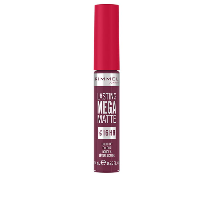 Rimmel London Lasting Mega Matte liquid lip colour #940-rock me purple, Labial Líquido Mate de Larga Duración, 7,4 ml Rimmel London Lasting Mega Matte liquid lip colour #940-rock me purple, Labial Líquido Mate de Larga Duración, 7,4 ml