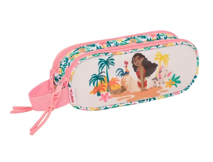Safta Estuche Portatodo Vaiana Moana Disney Doble Safta Estuche Portatodo Vaiana Moana Disney Doble