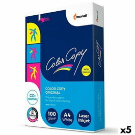 Color Copy Papel Reprográfico DIN A4 100g Blanco Satinado Mate (Set de 5)