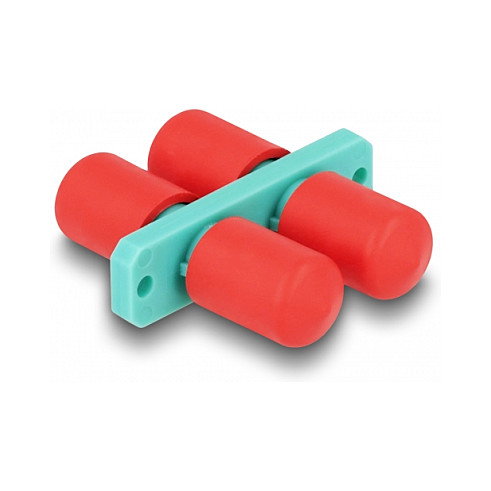 DeLOCK Acoplador de Fibra Óptica ST Duplex hembra a ST Duplex hembra aguamarina 87936 DeLOCK Acoplador de Fibra Óptica ST Duplex hembra a ST Duplex hembra aguamarina 87936