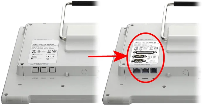 Shuttle POS01 Tarjeta y Adaptador de Interfaz Interno Paralelo/Serie