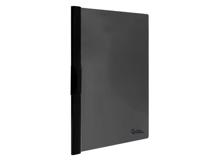 Liderpapel Carpeta Dossier con Pinza Lateral Negra DIN A4 Liderpapel Carpeta Dossier con Pinza Lateral Negra DIN A4