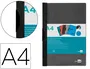 Liderpapel 35365 Carpeta Dossier con Pinza Lateral Negro Polipropileno DIN A4 para 30 Hojas con Pinza Deslizante
