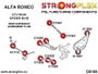 StrongFlex STF011660B Silentblock Exterior Trasero Inferior Brazo Oscilante Poliuretano (PUR/PU) para Alfa Romeo GTV Spider 95-06