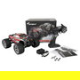 AMEWI M-Land Monster Truck 1:16 RTR Eléctrico 4WD 48 km/h, Efectos Luminosos, Apto para Exteriores e Interiores, Color Negro y Rojo