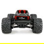AMEWI M-Land Monster Truck 1:16 RTR Eléctrico 4WD 48 km/h, Efectos Luminosos, Apto para Exteriores e Interiores, Color Negro y Rojo