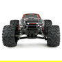 AMEWI M-Land Monster Truck 1:16 RTR Eléctrico 4WD 48 km/h, Efectos Luminosos, Apto para Exteriores e Interiores, Color Negro y Rojo