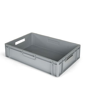 OSONA Contenedor de Plástico para Almacenaje y Transporte, 60x40x15 cm, 27 Litros