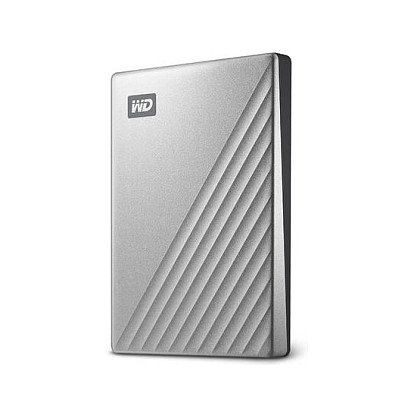 Western Digital My Passport Ultra 2TB Disco Duro Externo Portátil Plata USB-C/USB 3.2 Gen 1 (3.1 Gen 1) Metal - 6.4 cm (2.5")