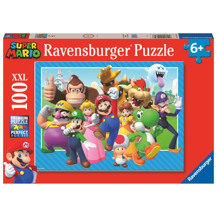 Ravensburger Puzzle XXL Super Mario 100 piezas - Puzzle para niños a partir de 8 años, multilingüe
