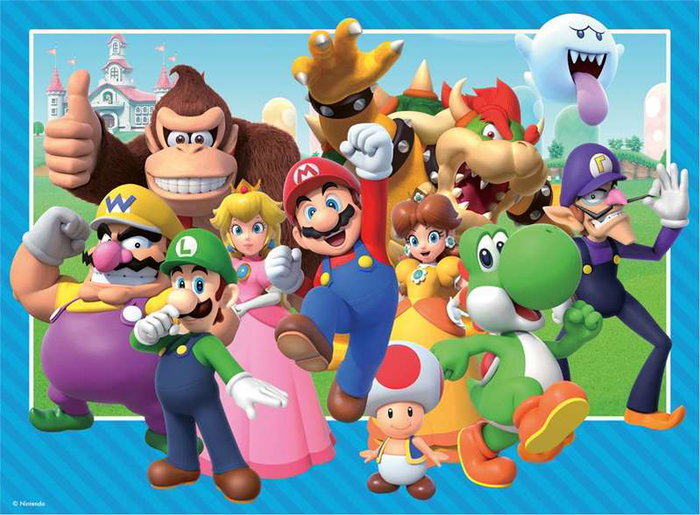 Ravensburger Puzzle XXL Super Mario 100 piezas - Puzzle para niños a partir de 8 años, multilingüe