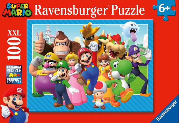 Ravensburger Puzzle XXL Super Mario 100 piezas - Puzzle para niños a partir de 8 años, multilingüe