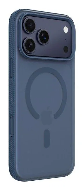 Belkin SheerForce Funda para Apple iPhone 17 Pro Max, Compatible con Cargador MagSafe, Resistente a Golpes y Caídas hasta 2m, Color Marina