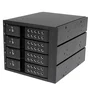 StarTech.com Backplane de rack móvil con 4 bahías hot-swap HSB4SATSASBA Negro