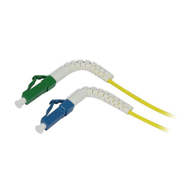 Synergy21 LWL-1-Faser-Patchkabel, LC-LC APC, 0.5m, 9/125u, OS2, G657A2, Knickschutztülle, Referencia: LWL-1