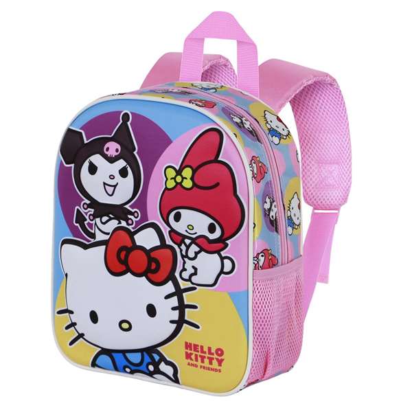 Karactermania Hello Kitty Mochila 3D Elite Happy 30x25x10cm Rosa Poliéster y EVA Karactermania Hello Kitty Mochila 3D Elite Happy 30x25x10cm Rosa Poliéster y EVA