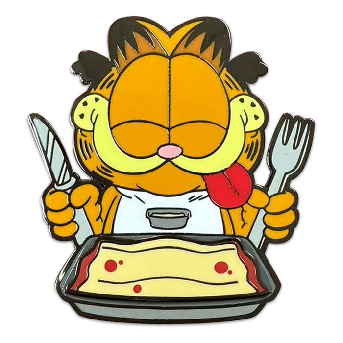 Garfield Chapa Disco Garfield Lasagna Dinner 5 cm Garfield Chapa Disco Garfield Lasagna Dinner 5 cm