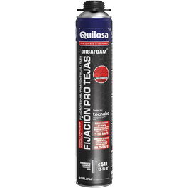 Quilosa Orbafoam Pro Tejas Espuma PU Teja Pistola Rojo 650Ml