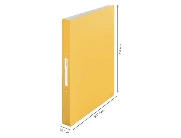 LEITZ Carpeta de Anillas Cosy PP A4 Amarillo (Set de 10)