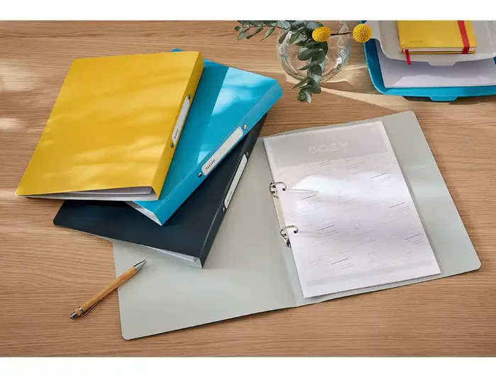LEITZ Carpeta de Anillas Cosy PP A4 Amarillo (Set de 10)