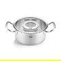 Fissler Profi Cacerola de 24 cm con tapa de cristal, apta para inducción, escala de medición - 08413924000/0