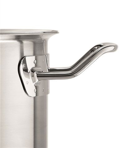 Fissler Profi Cacerola de 24 cm con tapa de cristal, apta para inducción, escala de medición - 08413924000/0