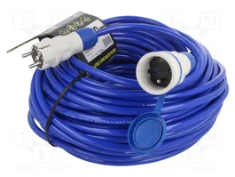 KEL Prolongador de alimentación H07BQ-F 3G2,5mm2 40m azul