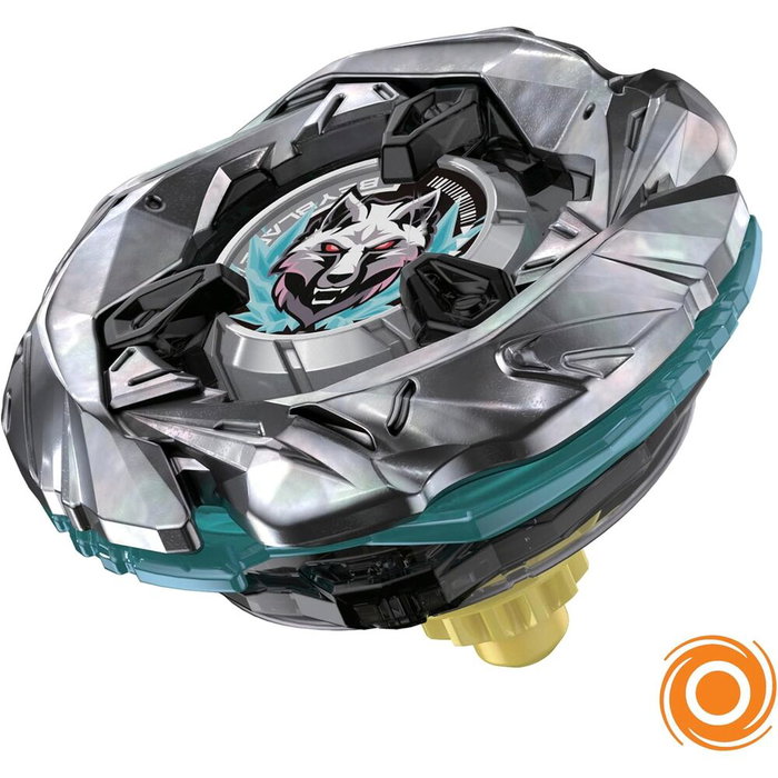 HASBRO Sterling Wolf 3-80FB UX Beyblade X Kit inicial. Tops con sistema acelerador X, hoja y piñón intercambiables. Explosiones impresionantes.