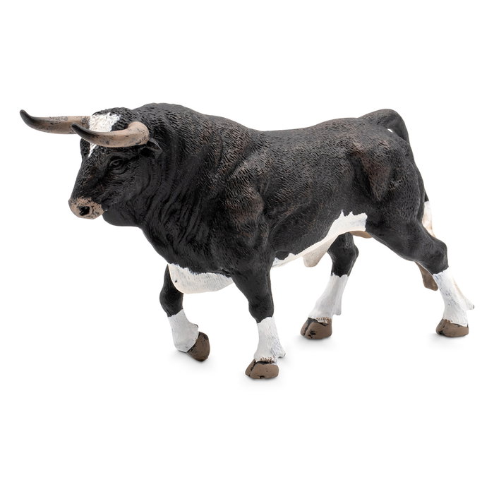 Deqube Toro Bravo Calcetero Trotando Réplica Animal Pintada a Mano Coleccionable Deqube Toro Bravo Calcetero Trotando Réplica Animal Pintada a Mano Coleccionable