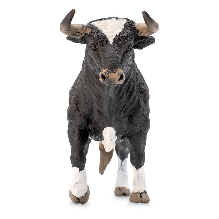 Deqube Toro Bravo Calcetero Trotando Réplica Animal Pintada a Mano Coleccionable Deqube Toro Bravo Calcetero Trotando Réplica Animal Pintada a Mano Coleccionable
