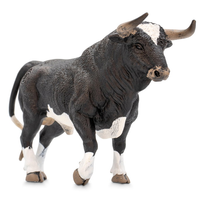 Deqube Toro Bravo Calcetero Trotando Réplica Animal Pintada a Mano Coleccionable Deqube Toro Bravo Calcetero Trotando Réplica Animal Pintada a Mano Coleccionable